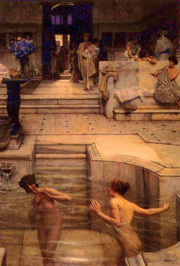 Sir Lawrence Alma-Tadema,OM.RA,RWS A Favourite Custom